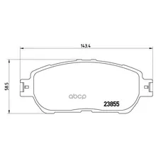 P83105_колодки Дисковые Передние! Toyota Previa 3.0 00-05, Lexus Es 3.0/3.3 01-06 Brembo P83105 Brembo арт. P83105