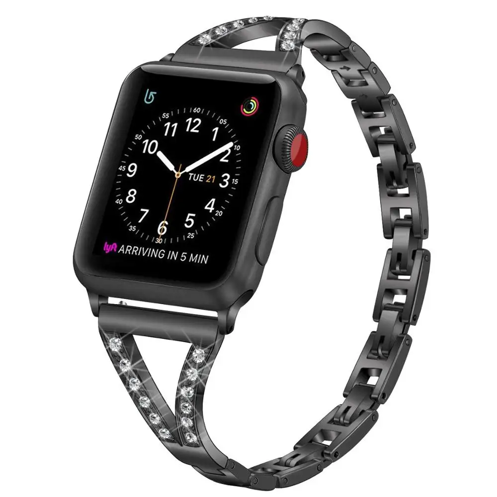 Ремешок для apple watch 5 44 мм 42 40 38 из нержавеющей стали iwatch band series 4 3 2 1 iphone часы браслет