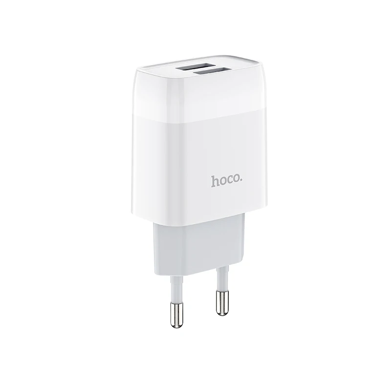 HOCO C73A, 20 шт./лот,, 5 В, 2,4 А, USB зарядное устройство для iPhone 11 Xs Max, евро вилка, настенное зарядное устройство, адаптер для samsung, Xiaomi, huawei - Тип штекера: EU Plug