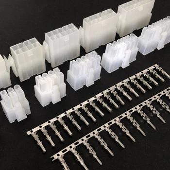 5557/5559รถยนต์ Harness Connector 4.2mm 6/8/10/12-24 Pin คอมพิวเตอร์สายชายหญิง Terminal คู่แถวชุดปลั๊ก 1