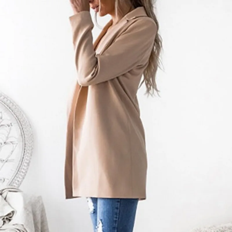 Spring Fashion Blazer Jacket Women Suit European Style Work OL Slim Suit Blazer Long Sleeve Mujer Blazer Outerwear