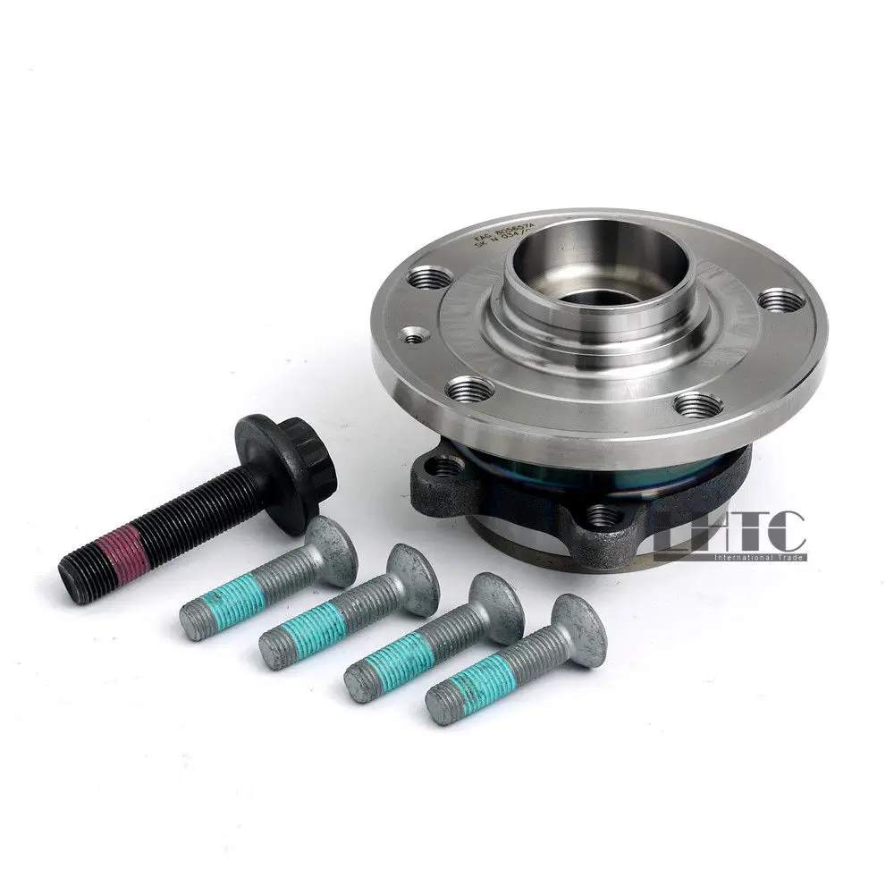 Genuine Front Wheel Hub Axis Bearing Screws Bolts Assembly For VW Jetta Golf GTI Tiguan Passat AUDI A3 TT