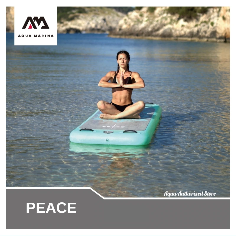 Aqua Marina PEACE sup доска для серфинга надувная йоги 300*100*15 см | Спорт и развлечения