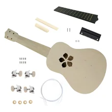 21 дюймов укулеле DIY Набор Ручной Укулеле активность родитель-ребенок игрушки школа игра образование Рождество подарок на день рождения-Сакура