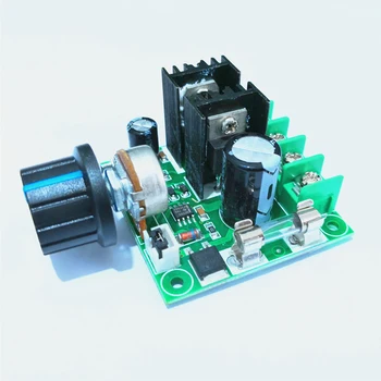 

12V-40V 32V 10A Auto PWM DC Motor Speed Controller Regulator Governor with Knob Switch Volt Regulator Dimmer 400W Board Module