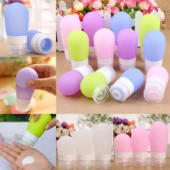 

Hot Portable Silicone Travel Bottle Lotion Shampoo Cosmetic Empty Mini Container Refillable Bottles & Accessories