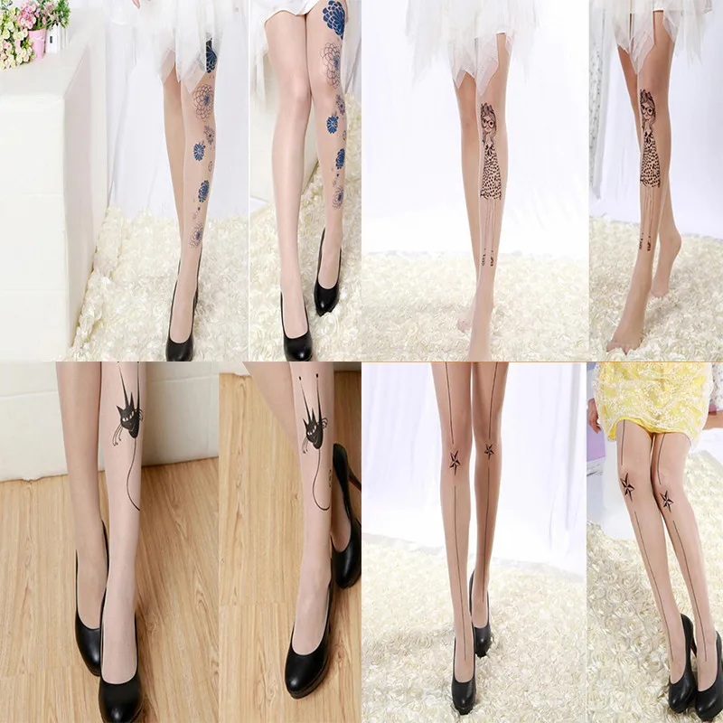 Женские длинные носки до колена сексуальные Чулочные изделия Чулки с милыми