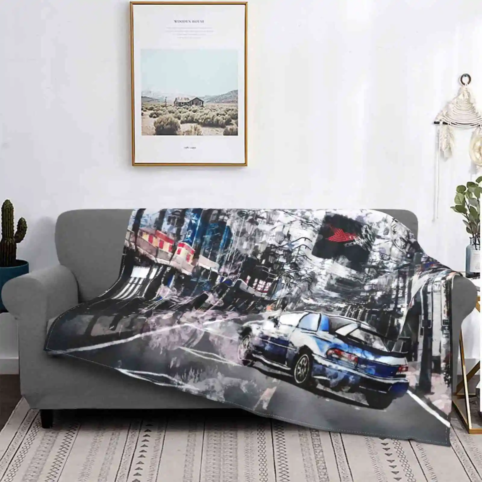 22B Sti 1998 Mount Fujiyama Prezzo Basso Nuova Stampa Novità Moda Morbida Coperta Calda Wrx Sti Racing Wrc Drift