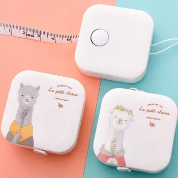 

Lovely Tape Measure Candy Color Leather Ruler Box Portable Fashion Design School Supply Student Gift 1.5m