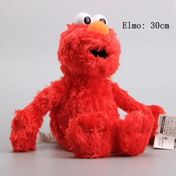Elmo Мультфильм Улица Сезам Элмо печенье монстр большая птица мягкие животные плюшевые игрушки - Цвет: Elmo