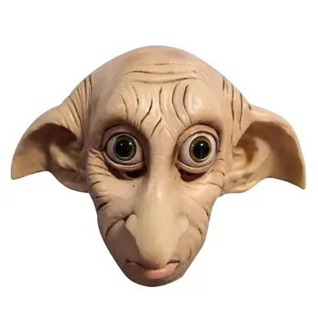 

Halloween Cosplay Dobby Elfin Latex Mask Halloween Carnival Costume Headdress Props Animal Style Theme Party Mask