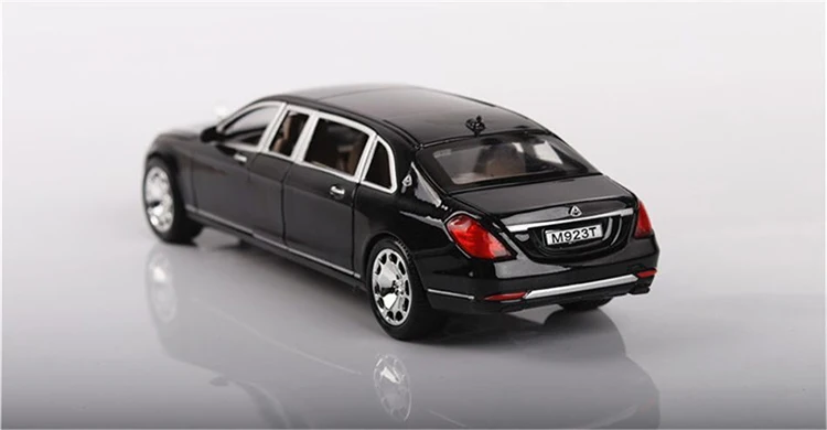 Новинка 1/24, модель автомобиля Bentley Mushang S600, удлиненная серия, металлическая модель автомобиля, литая под давлением, сплав, высокая модель автомобиля, 6 дверей, может открываться, Игрушечная машина