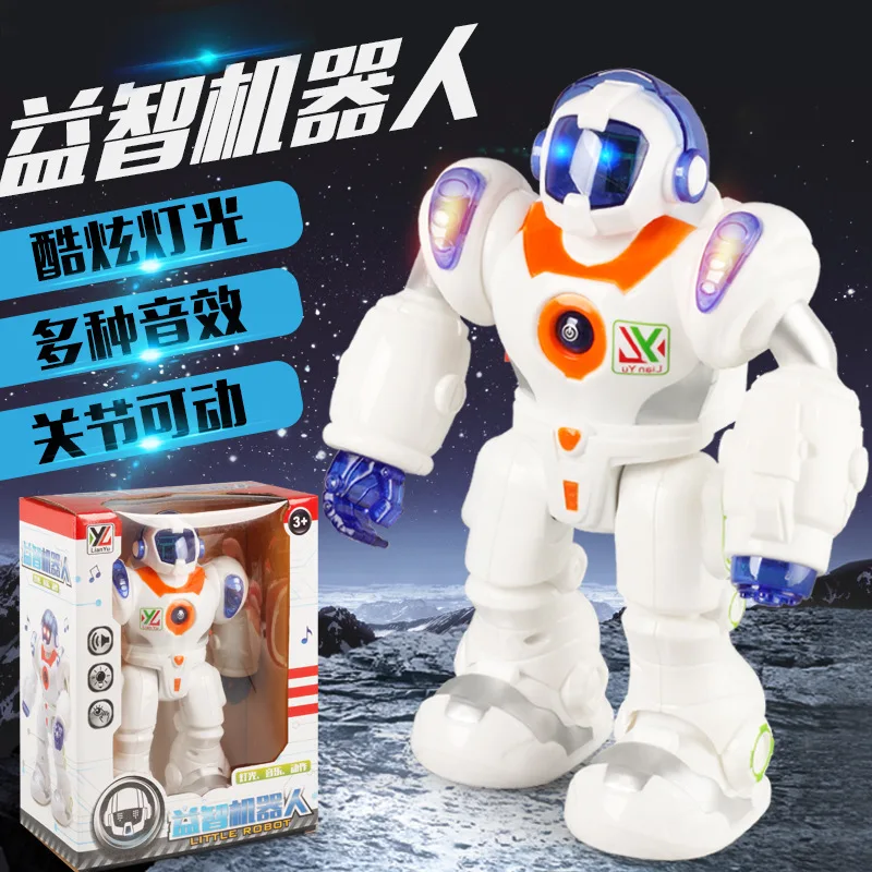 

Hot Selling Children Early Childhood Educational Story Electric Robot Intelligent Robot Model Toy