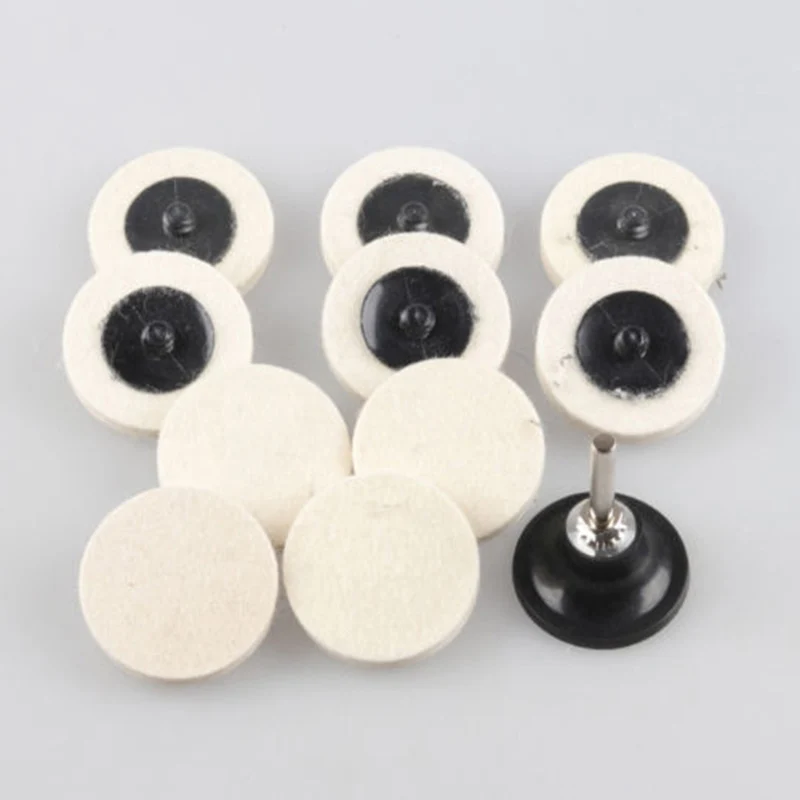 10 шт. Стиль 2 сжатая шерсть ткань диск полировка колодки колеса пакет