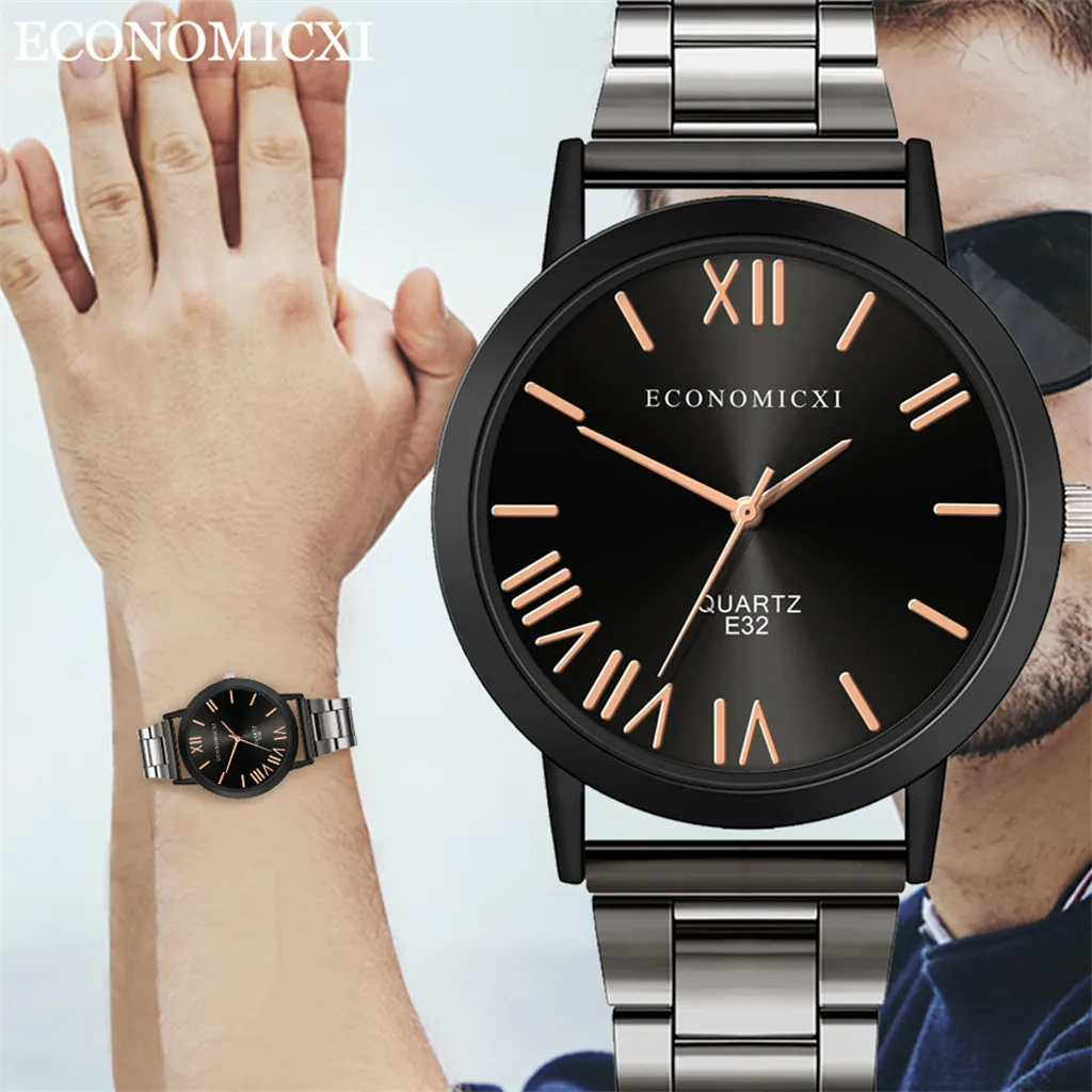 

2019 Watch Men's Bracelet Watches Strap Fashion Ultra-thin Simple Pointer Watch Classic Luxury Wristwatch Sports Quartz Gift#O22