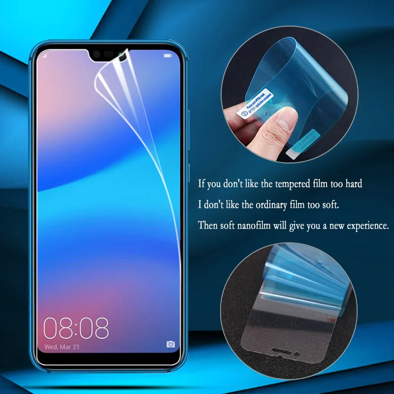 

Nano Explosion-proof Film For Huawei Honor 8S 20 Pro 20i Nova 5 5i Screen Protector for Huawei Y5 2019 P20 Lite P30 Pro Film