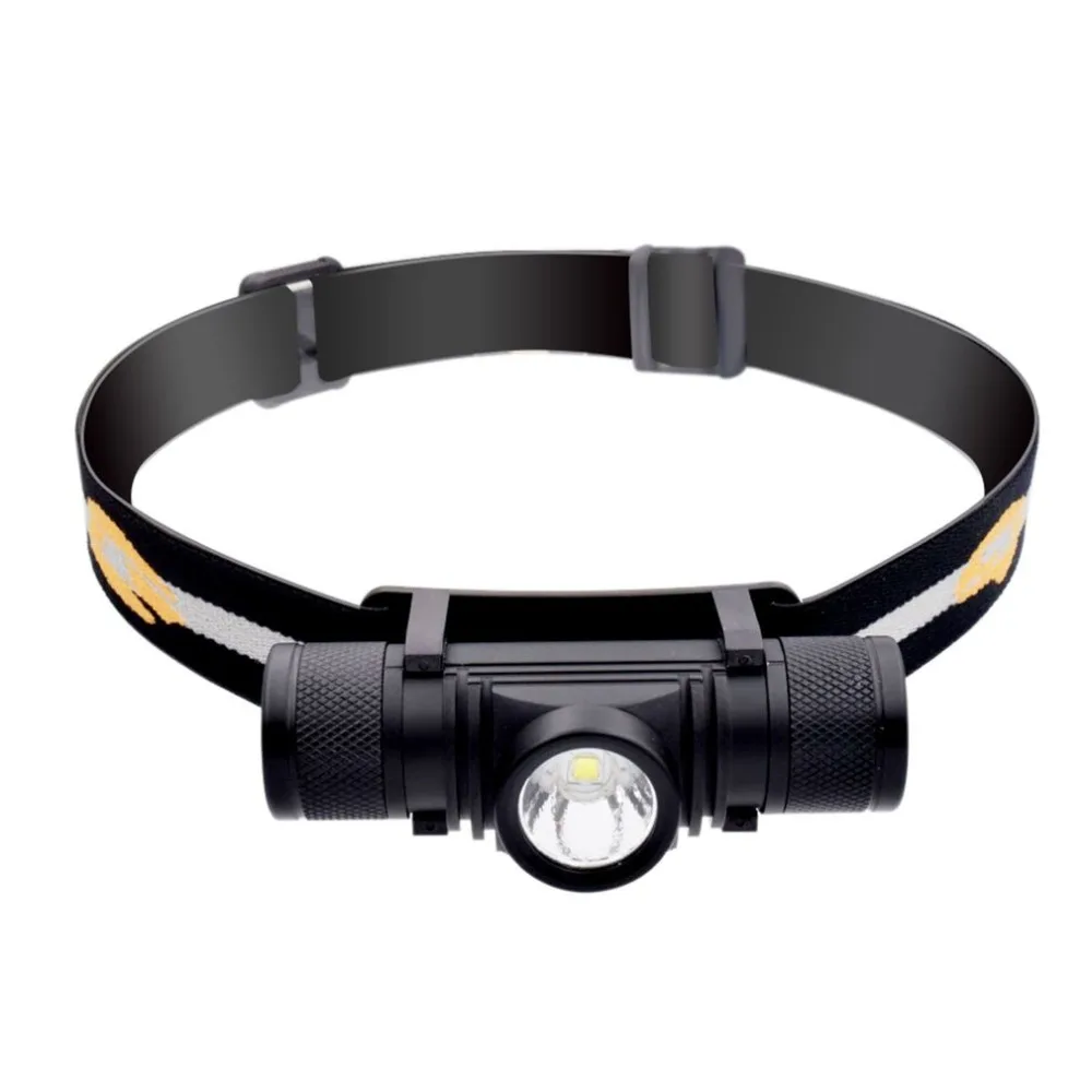 

LED Headlamp USB Charging Headlight Waterproof Head Flashlight Torch D10 L2 LED Head Lamp 18650 Rechargeable Outdoor Tools