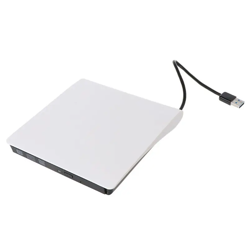 Тонкий Внешний USB3.0 записываемый DVD-ROM Drive DVD-RW привод горелки для ПК ноутбука