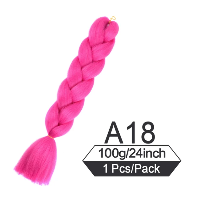 24 Inch Jumbo Braiding Hair Extensions For Box Twist Braid Accessorie Pre Stretched Afro Fake Hair Wholesale Jumbo Crochet Braid P1B/30