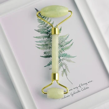 

Wholesale and retail 100% Natural jade roller cosmetology thin face massager Xiuyan jade massager