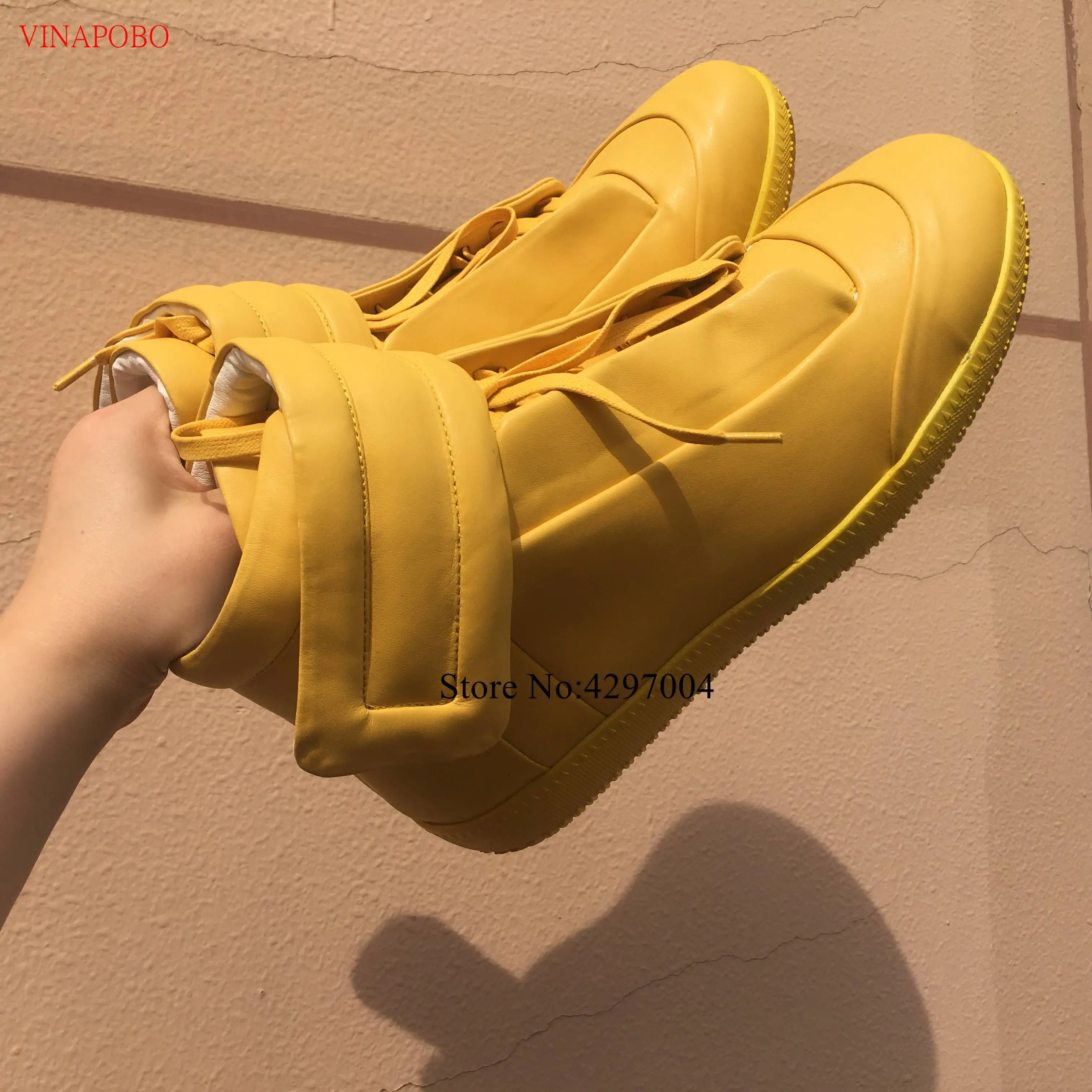 Mens Casual Shoes Hook& Loop Celebrity Men Fashion Sneakers Shoes Lace Up High Top Male Leisure Shoes Spring Autumn Size 38-46