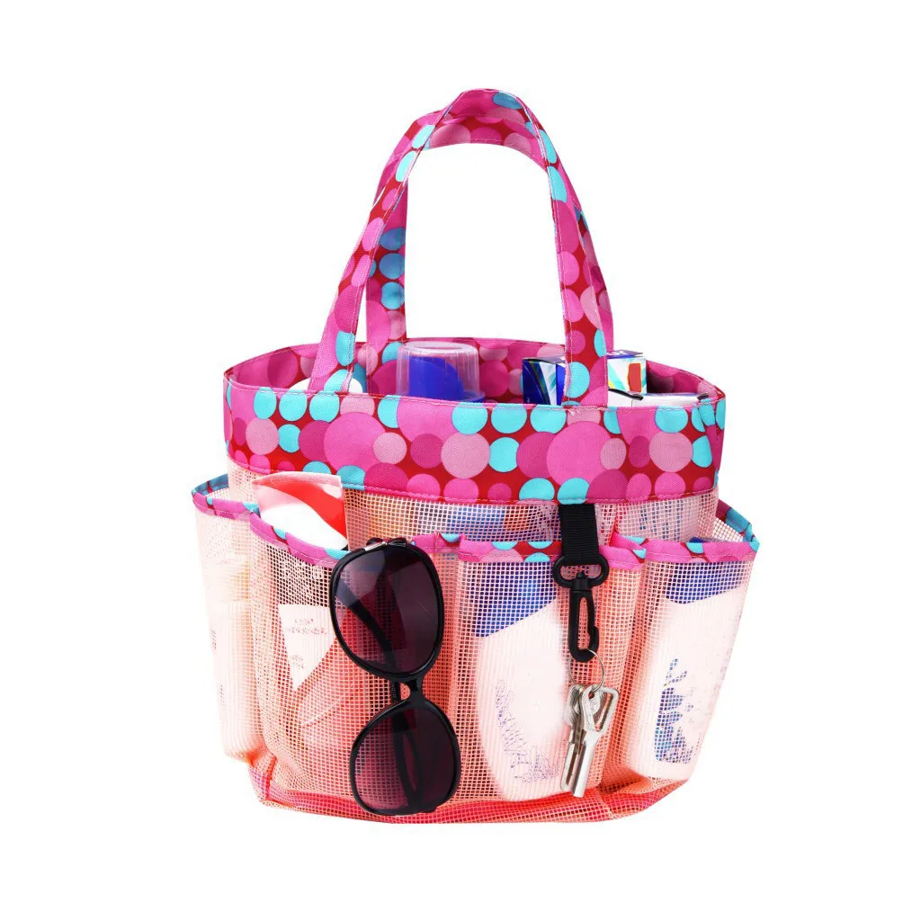 Пляжные Сумки женские портативные пляжные Паг ПВХ сетчатая корзина для хранения Большая емкость корзина для душа сумка для ванной комнаты сумка для стирки