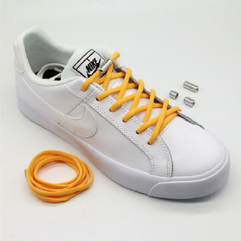 Shoe Laces Elastic No Tie Semicircle for Kids and Adult Sneakers Lazy Lock