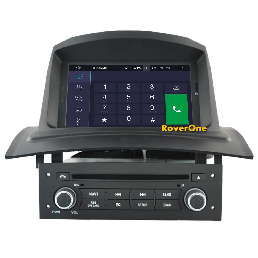 Excellent RoverOne Car Multimedia System For Renault Megane 2 II Fluence Android 9.0 Radio Stereo DVD GPS Navigation Media Music Player 7