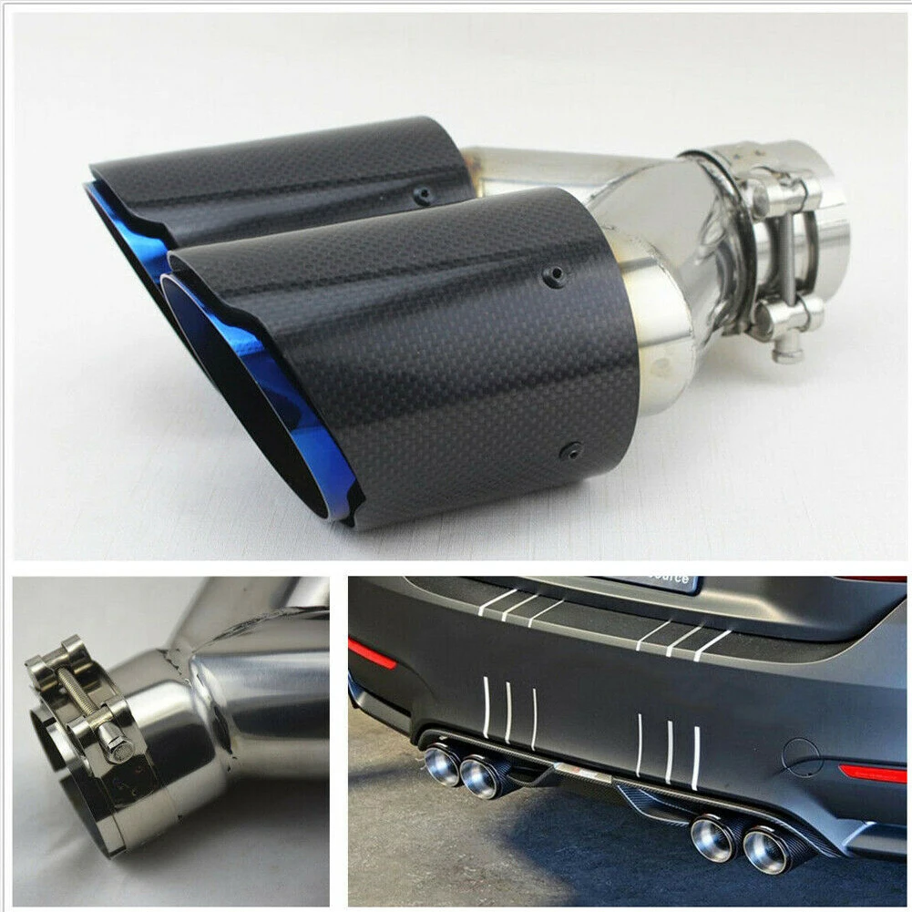 Tail Pipe Muffler Tip Throat Exhaust Rear Auto Universal Liner Systems