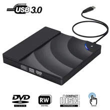 Внешний DVD привод Высокоскоростной USB 3,0 CD DVD привод для ноутбука Настольный портативный тонкий CD DVD+/-RW горелки проигрыватель писатель Rewriter