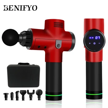 

Massage Gun Deep Tissue massager Muscle Soreness Relieve Exercise Fitness Shaping Pain Relief Body Massager Electric Vibration
