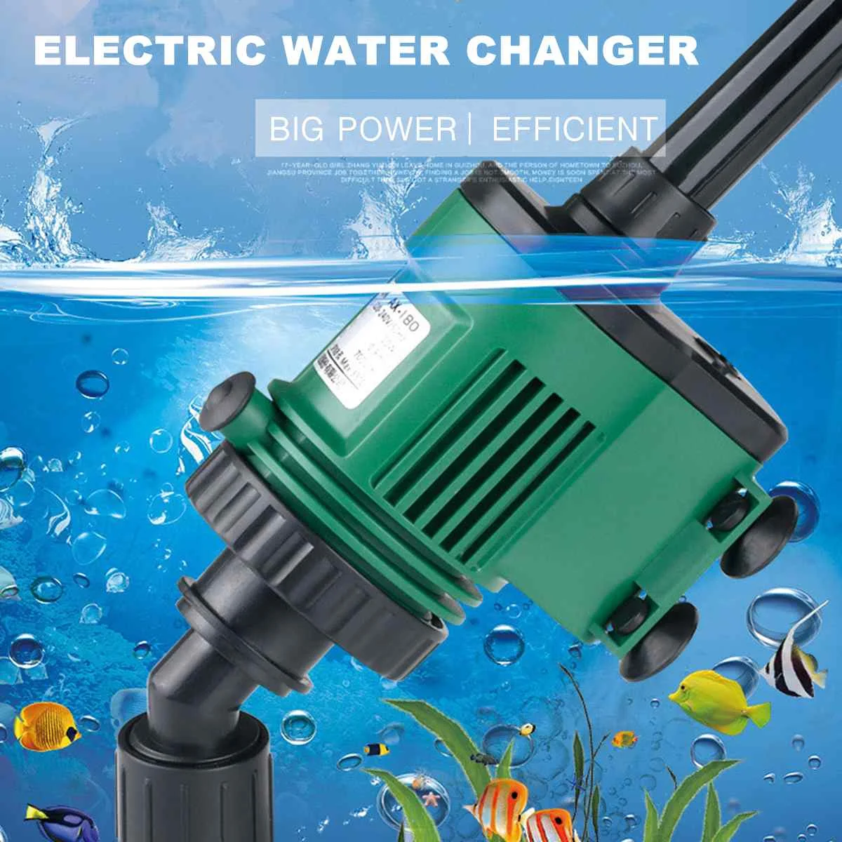 

Aquarium Electric Water Changer Fish Tank Gravel Manure Sand Cleaner Device Fish Breeding Box Cage Cleaning Tool Aquatic Supply