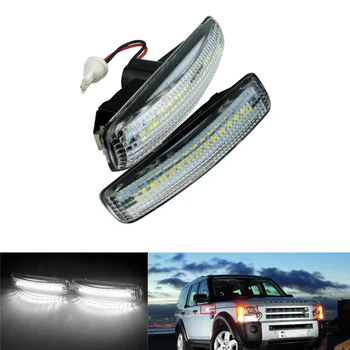 

ANGRONG 2x LED Repeater Side Indicator Light Bulb For Land Rover Discovery 3/4 Freelander 2