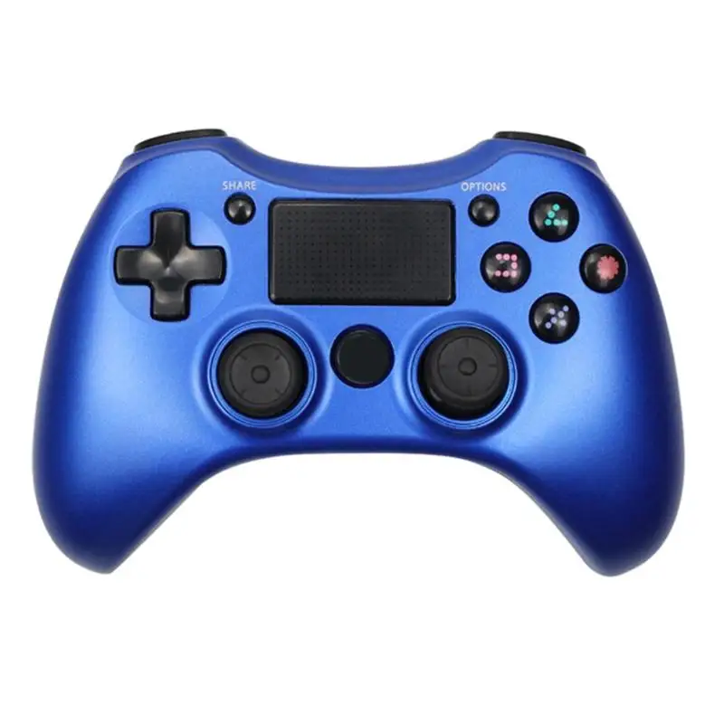 Беспроводной Bluetooth игровой контроллер для PS4 двойная вибрация шестиосевой гироскоп 3D джойстик игровой контроллер для PS4 Геймпад - Цвет: Blue