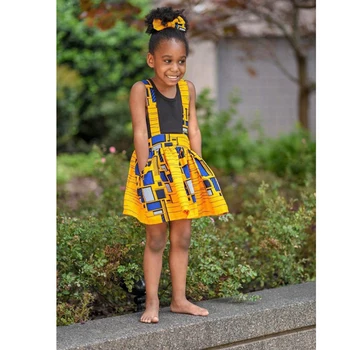 Voke African Print Summer  Strap Dress