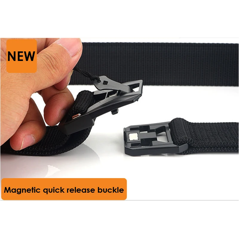 HSSEE tactical belt official authentic magnetic buckle quality polyamide sports belt quick release buckle sports accessories