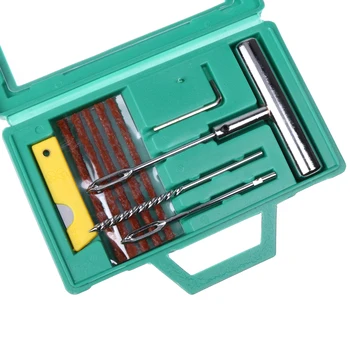 

1Set Car Tire Repair Tool Tire Repair Kit Studding Tool Set Auto Bike Tubeless Tire Tyre Puncture Plug Garage Car Accessories