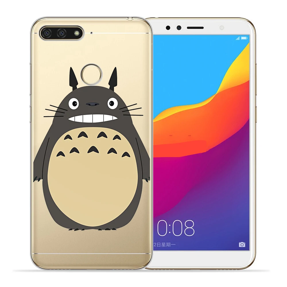 Totoro Panda мультфильм для huawei Y5 Y6 II Prime Nova 2 3 4 3i Plus чехол для телефона Etui funda etui capinha милый - Цвет: 2417