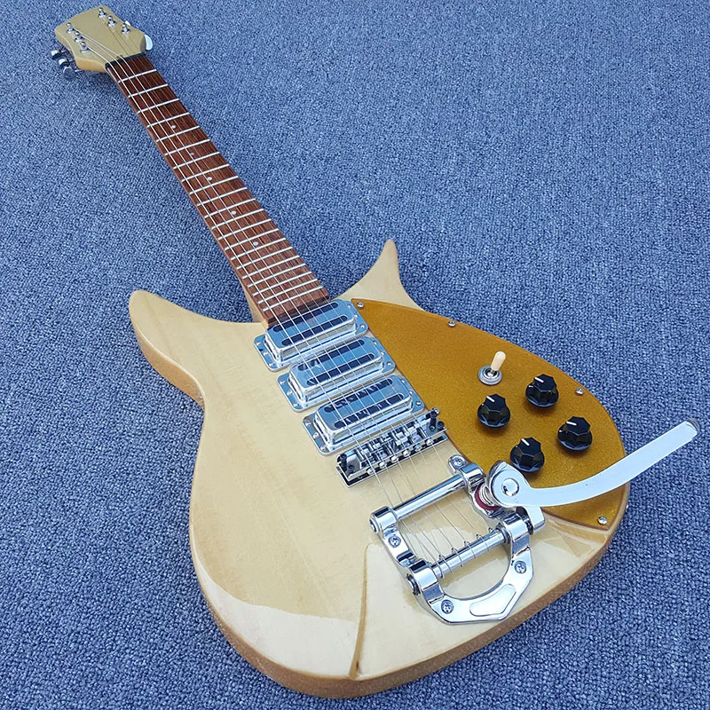 

High quality electric guitar, Ricken 325 electric guitar,Clear paint,Backer 34 inches, can be customized , free shipping