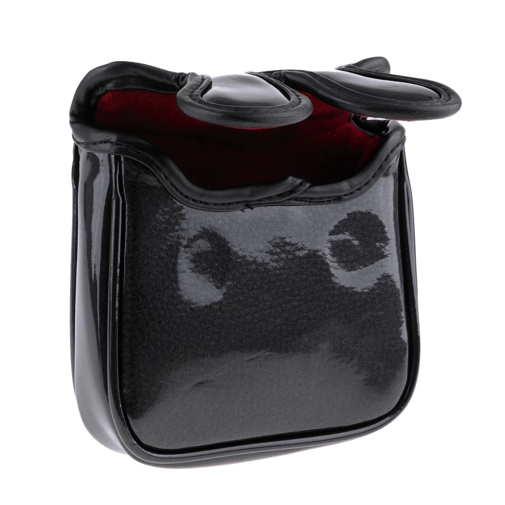 

2Pcs Deluxe PU Golf Square MALLET Putter Head Cover Headcover & Magnetic Closure