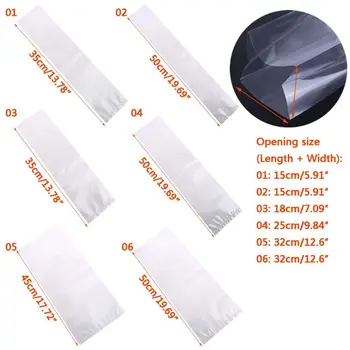 

20pcs 6 Sizes Mushroom Growth Bags High Temperature Plastic Planting Bag Agriculture Gardening Supplies