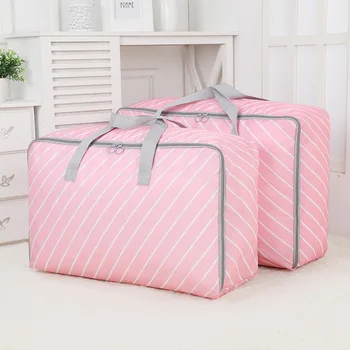 

Customizable Cotton Quilt Bag Large Capacity Large Size Thick Clothes Storage Bag Storage Cloth Bag