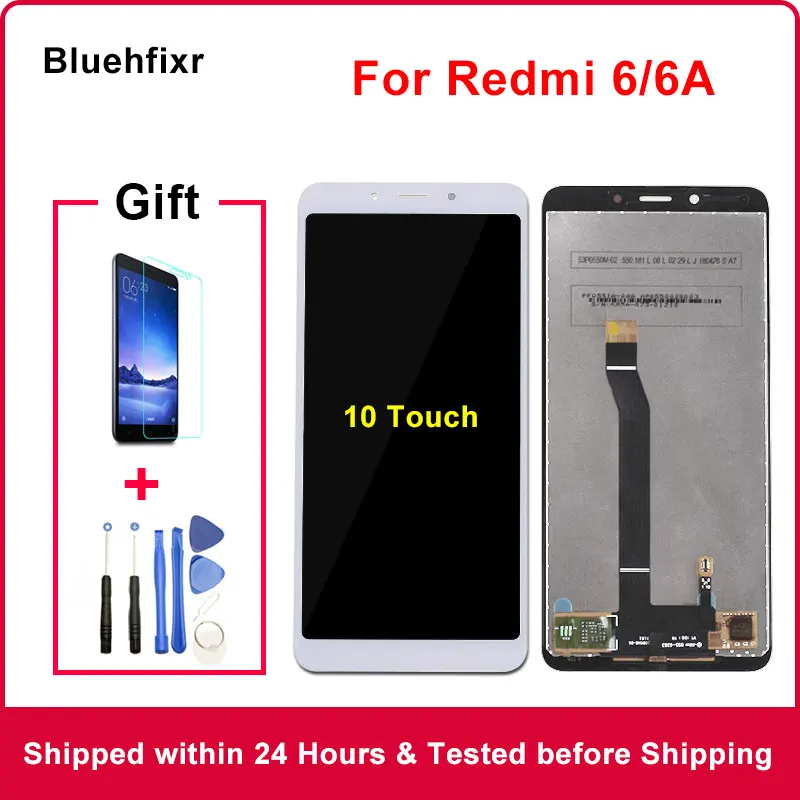 

Original for Xiaomi Redmi 6 LCD Screen with Frame 1440*720 5.45 inch for Redmi 6A Lcd Display Replacement 10 Touch Screen