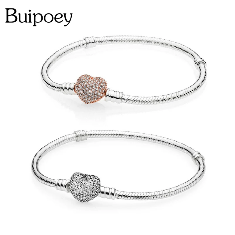 Charm Bracelet Girls Rose Gold Zircon Charm Bracelet Bangle