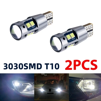 

2PCS T10 W5W 3030 Led Bulbs For Car Wedge Parking Light Super Bright Interior Reading Dome Lamp License Plate Light Marker Lamp