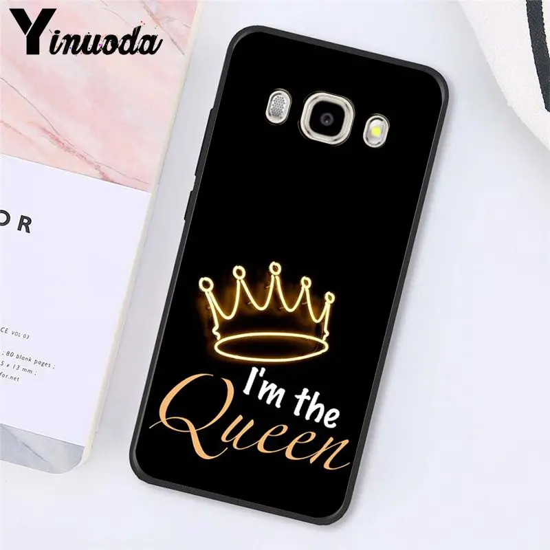 Cartoon Crown King and Queen  