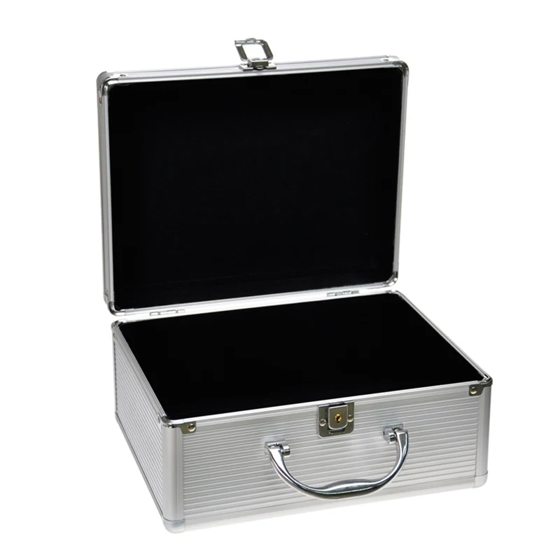 

290*230*140mm Portable Aluminum Toolbox Instrument Case Medicine Equipment Part Toolcase Cosmetic Box Tool Packaging