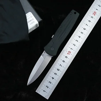 

NEW 3551 Aluminum handle Mark 154CM black Blade Pocket Survival EDC Tool camp hunt Fruit Utility outdoor Tactical folding knife
