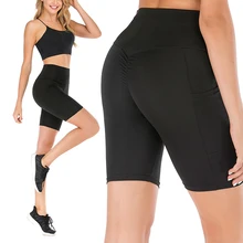 Leggings With Pockets Black High Waisted Legging For Women Sports Fitness Plus Size Knee-length Leggins Womens Body Building Leggings With Pockets Black High Waisted Legging For Women Sports Fitness Plus Size Knee-length Leggins Womens Body Building