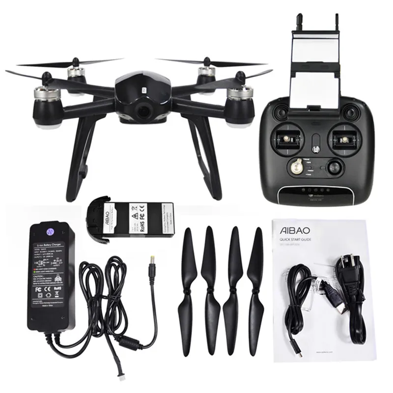 Радиоуправляемый Дрон Walkera Aibao с 4K HD камерой приложение Virtual Racing wifi FPV RC Quadcopter RTF самолет может играть в игру